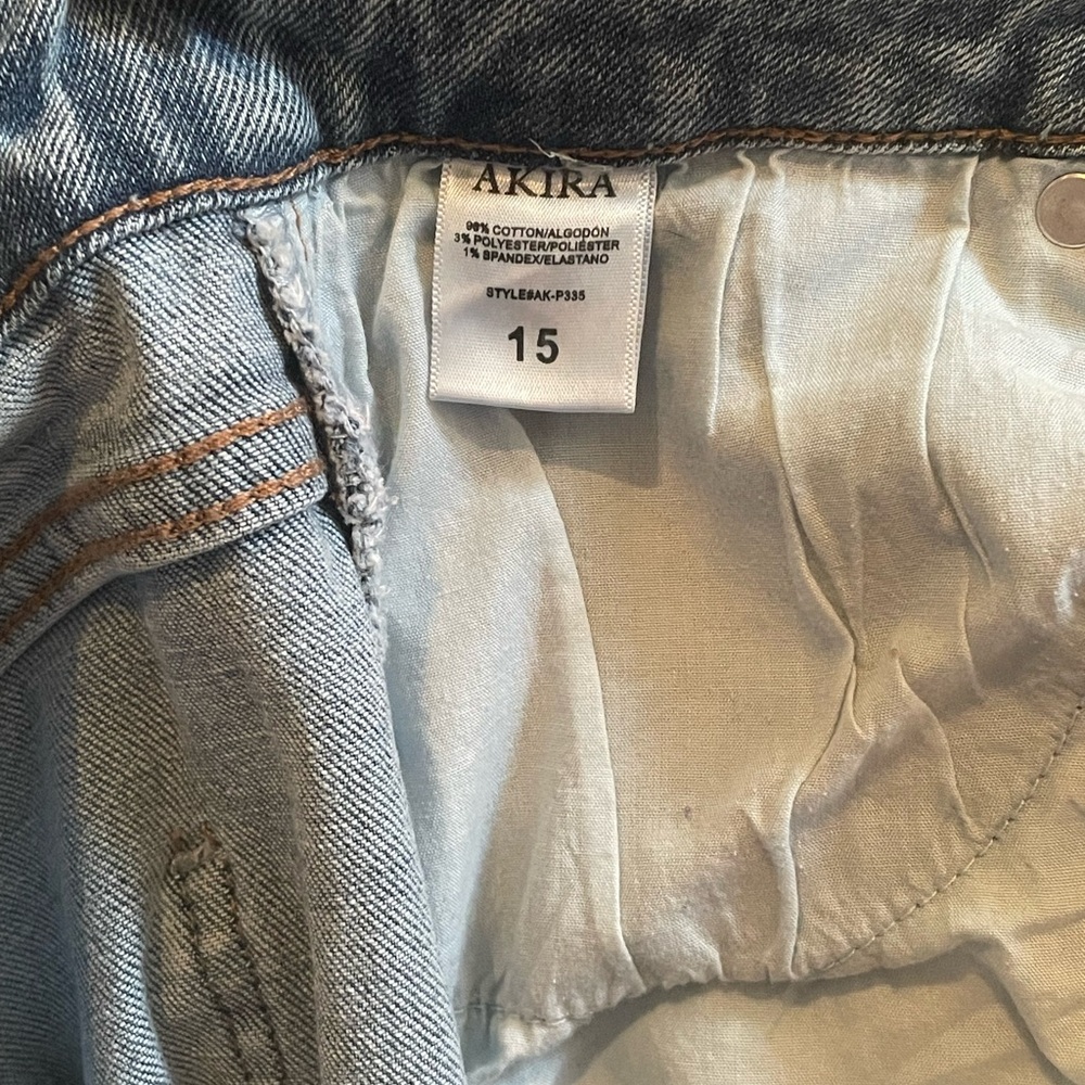 Akira Rilee Embellished Straight Fit Jeans - Picture 2 of 5